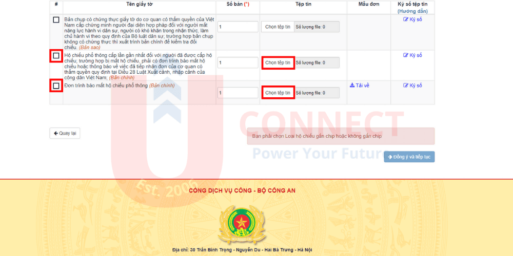 Hướng dẫn làm hộ chiếu gắn chip online